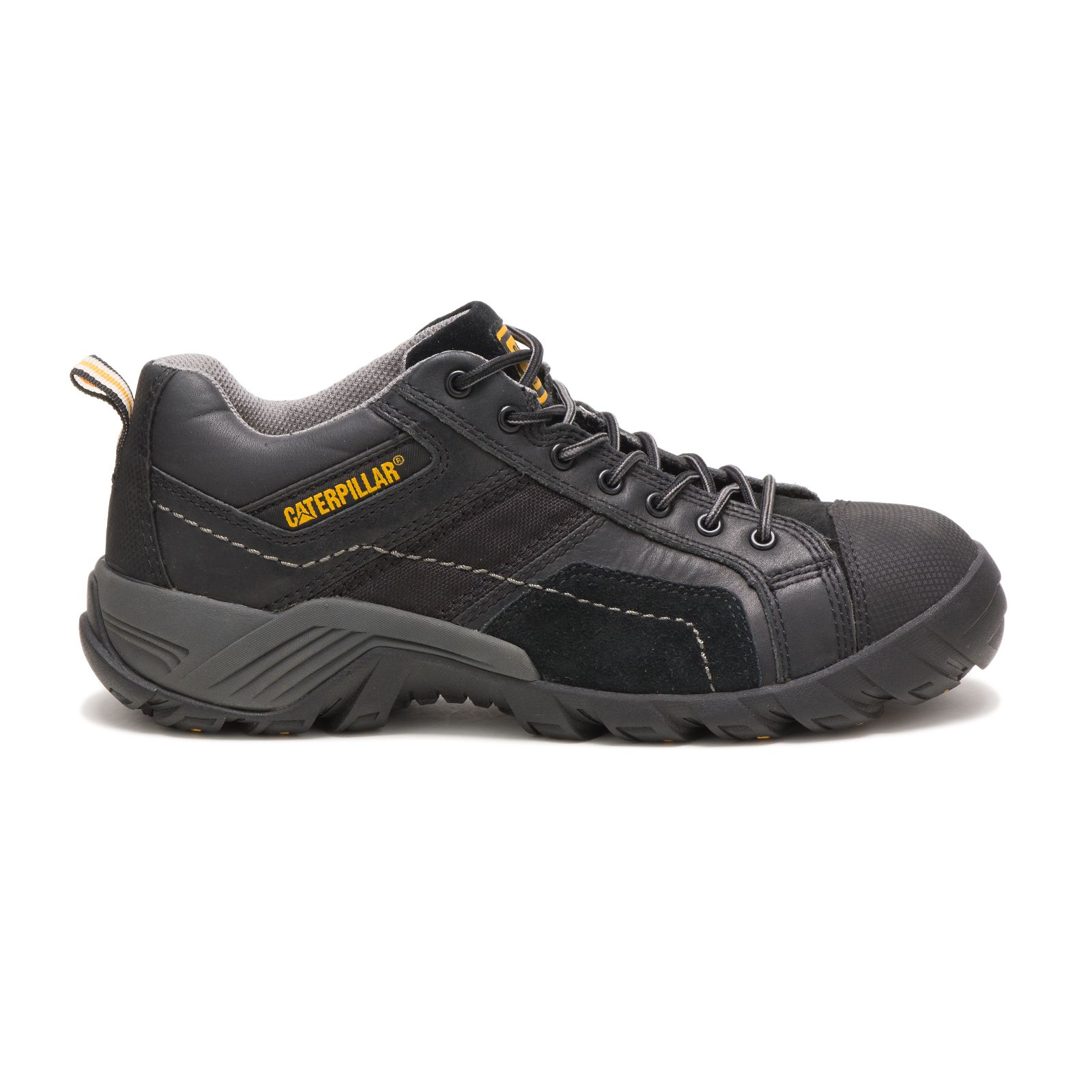 Caterpillar Argon Composite Toe Philippines - Mens Work Shoes - Black 56089NIVJ